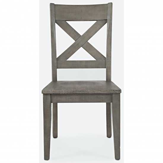 Outer Banks Reclaimed Pine X-Back Chair - Driftwood