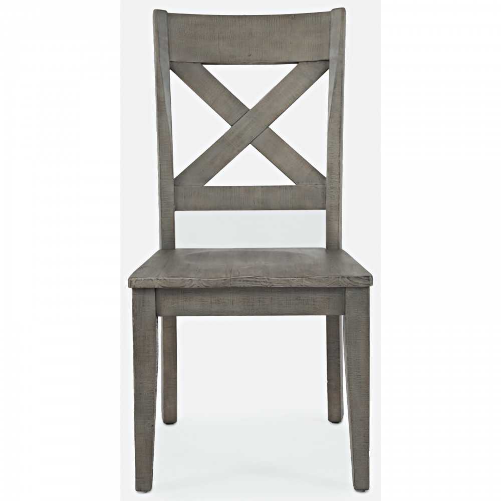 Outer Banks Reclaimed Pine X-Back Chair - Driftwood