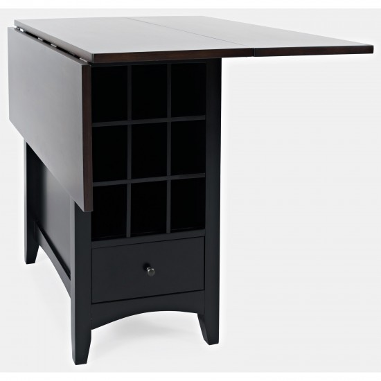 Asbury Park Storage Counter Drop Leaf Table