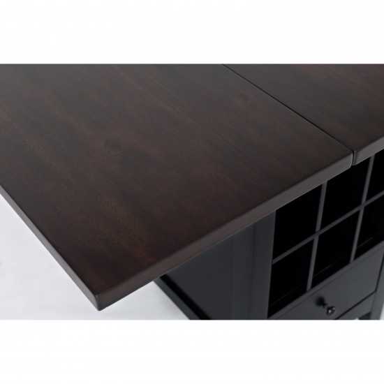 Asbury Park Storage Counter Drop Leaf Table