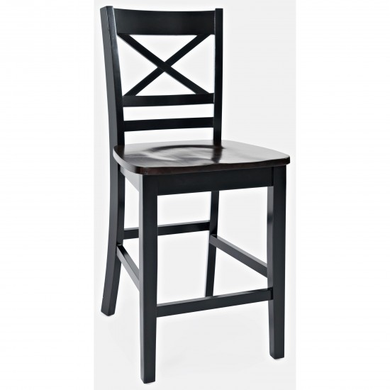 Asbury Park X Back Stool (Set of 2)