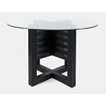 Altamonte Round Dining Table with Glass Top