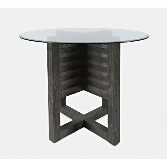 Altamonte Round Counter Height Table with Glass Top