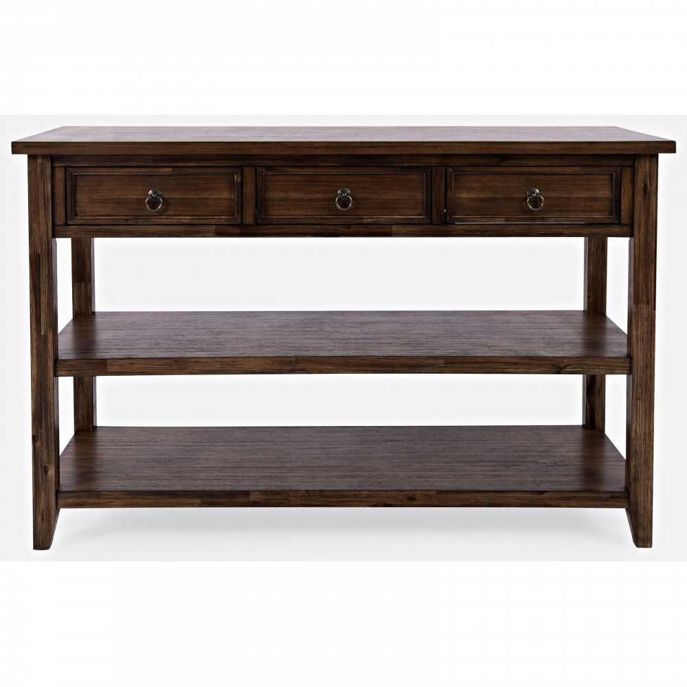 Bakersfield Sofa Console Table with Three Drawers