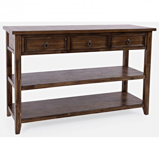 Bakersfield Sofa Console Table with Three Drawers