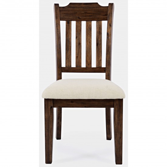 Bakersfield Slatback Solid Acacia Dining Chair (Set of 2)