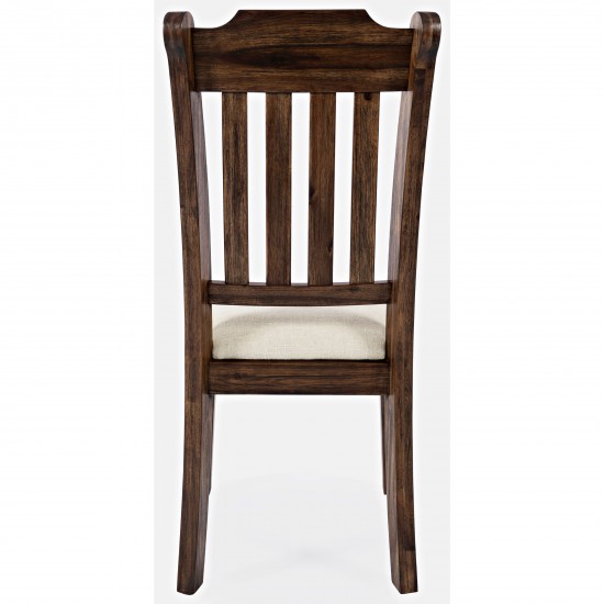 Bakersfield Slatback Solid Acacia Dining Chair (Set of 2)