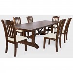 Bakersfield Slatback Solid Acacia Dining Chair (Set of 2)