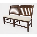 Bakersfield 57'' Solid Acacia Dining Bench