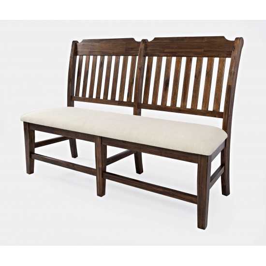 Bakersfield 57'' Solid Acacia Dining Bench