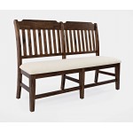Bakersfield 57'' Solid Acacia Dining Bench