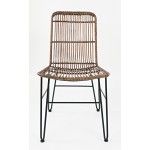 Weaver Hairpin Rattan Dining Chair (Set of 2)