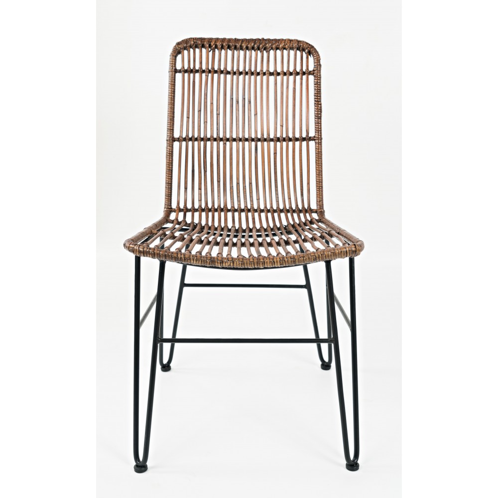 Weaver Hairpin Rattan Dining Chair (Set of 2)