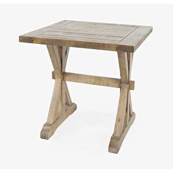 Carlyle Crossing Distressed Pine End Table