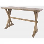 Carlyle Crossing Distressed Pine Sofa Console Table