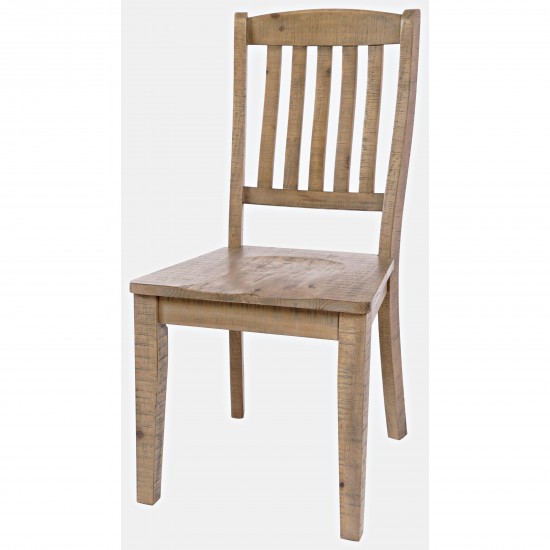 Carlyle Crossing Solid Pine Slatback Dining Chair (Set of 2)