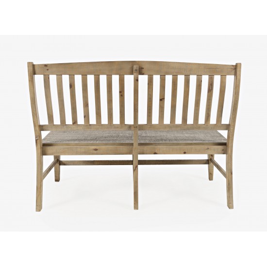 Carlyle Crossing Solid Pine Slatback Dining Bench