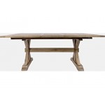 Carlyle Crossing Solid Pine Counter Height Extension Dining Table