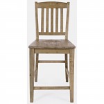 Carlyle Crossing Solid Pine Slatback Stool (Set of 2)