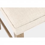 Carlyle Crossing Distressed Pine Upholstered Stool (Set of 2)