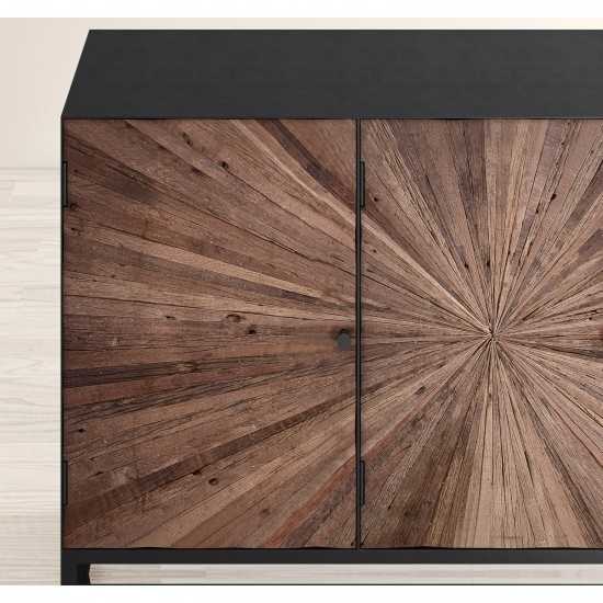 Reclaimed Wood Astral Plains 3 Door Accent Cabinet