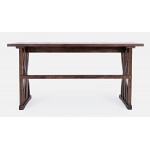 Fairview Counter Height Sofa Table Set with Three Stools