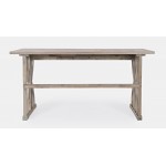 Fairview Counter Height Sofa Table Set with Three Stools