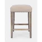 Fairview Counter Height Sofa Table Set with Three Stools