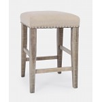 Fairview Counter Height Sofa Table Set with Three Stools