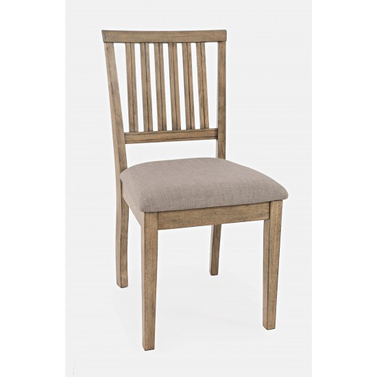 Prescott Park Solid Wood Upholstered Dining Chair (Set of 2)