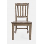 Prescott Park Solid Wood Slatback Handle Dining Chair (Set of 2)