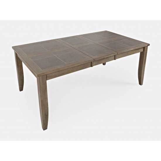 Prescott Park 74'' Extension Dining Table with Tile Inlay