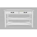 North Fork Acacia 2 Drawer Sofa Console Table