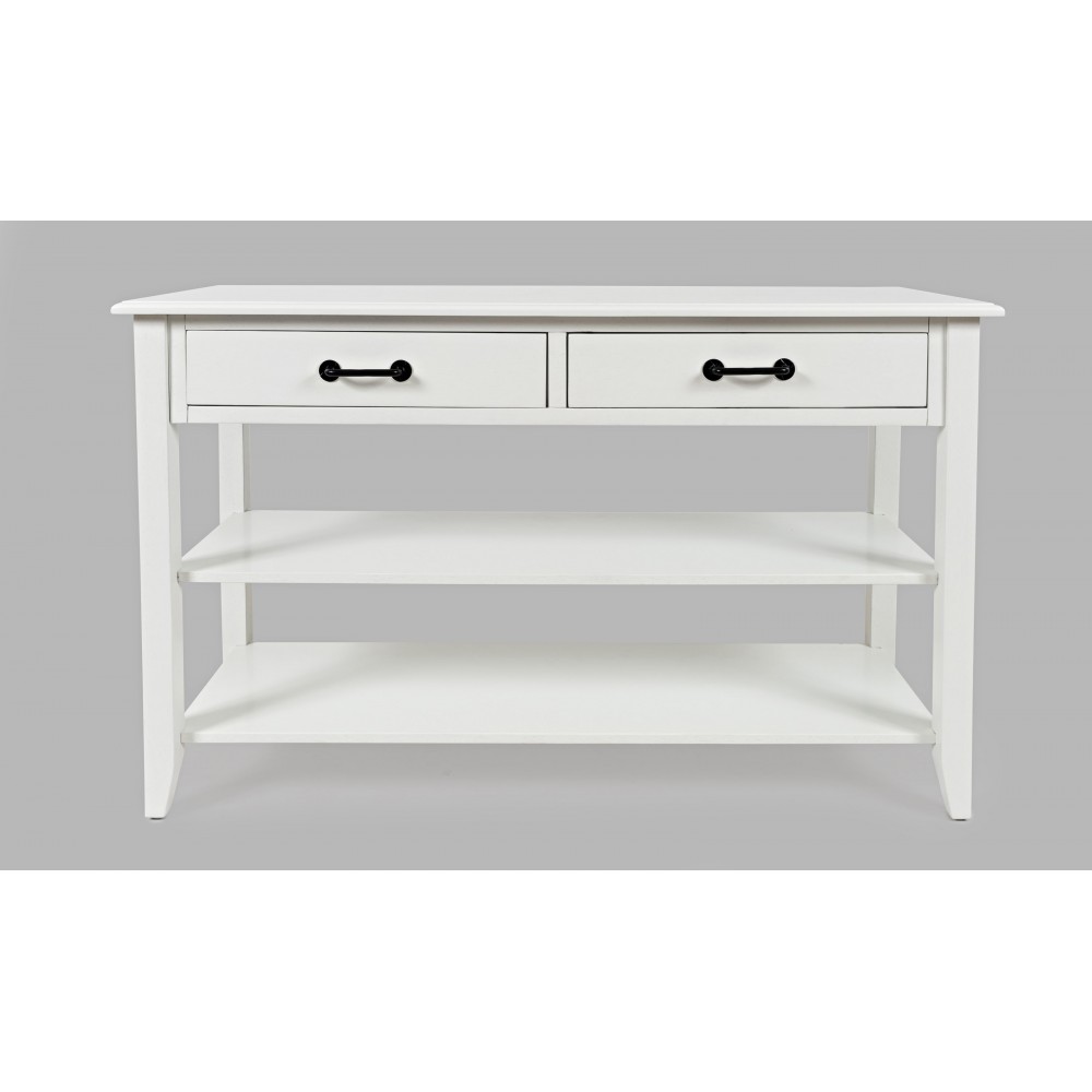 North Fork Acacia 2 Drawer Sofa Console Table