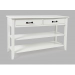 North Fork Acacia 2 Drawer Sofa Console Table