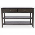 Modern Espresso Sofa Console Table