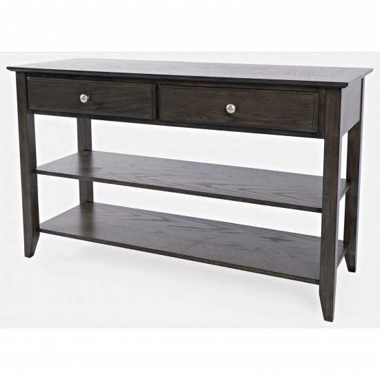 Modern Espresso Sofa Console Table