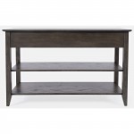 Modern Espresso Sofa Console Table