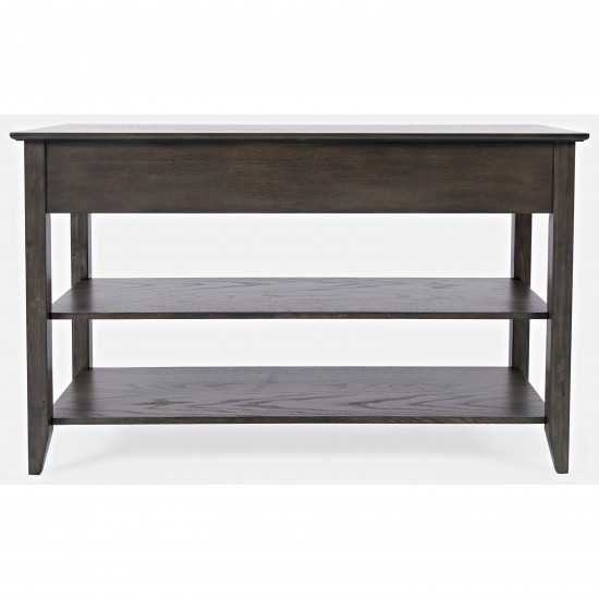 Modern Espresso Sofa Console Table