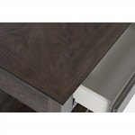 Modern Espresso Sofa Console Table