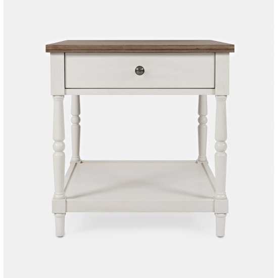 Grafton Farms End Table with Drawer