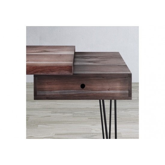 Nature's Edge Solid Acacia Desk with Drawer