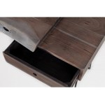 Nature's Edge Solid Acacia Desk with Drawer