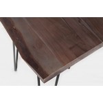 Nature's Edge Solid Acacia Chairside Table