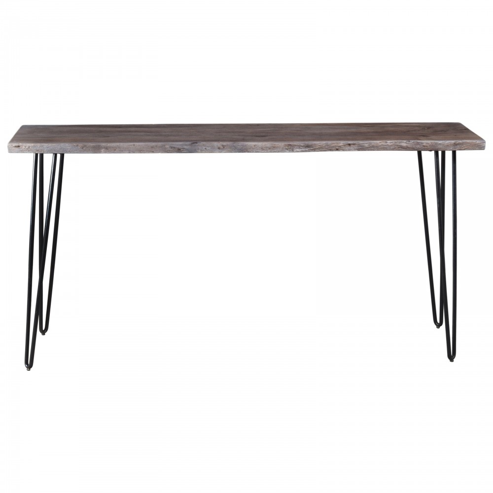 Nature's Edge Solid Acacia Counter Height Sofa Dining Table Nature's Edge Solid Acacia Counter Height Sofa Dining Table