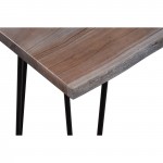 Nature's Edge Solid Acacia Counter Height Sofa Dining Table