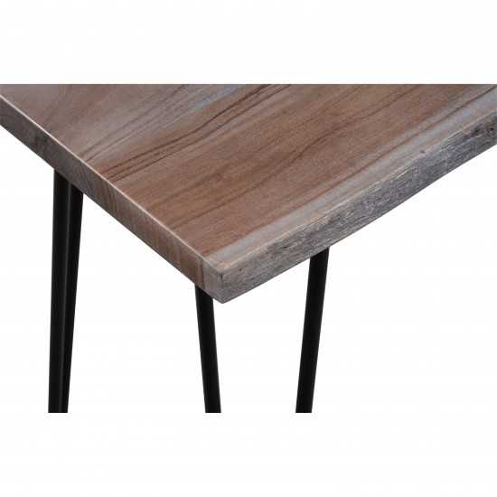 Nature's Edge Solid Acacia Counter Height Sofa Dining Table