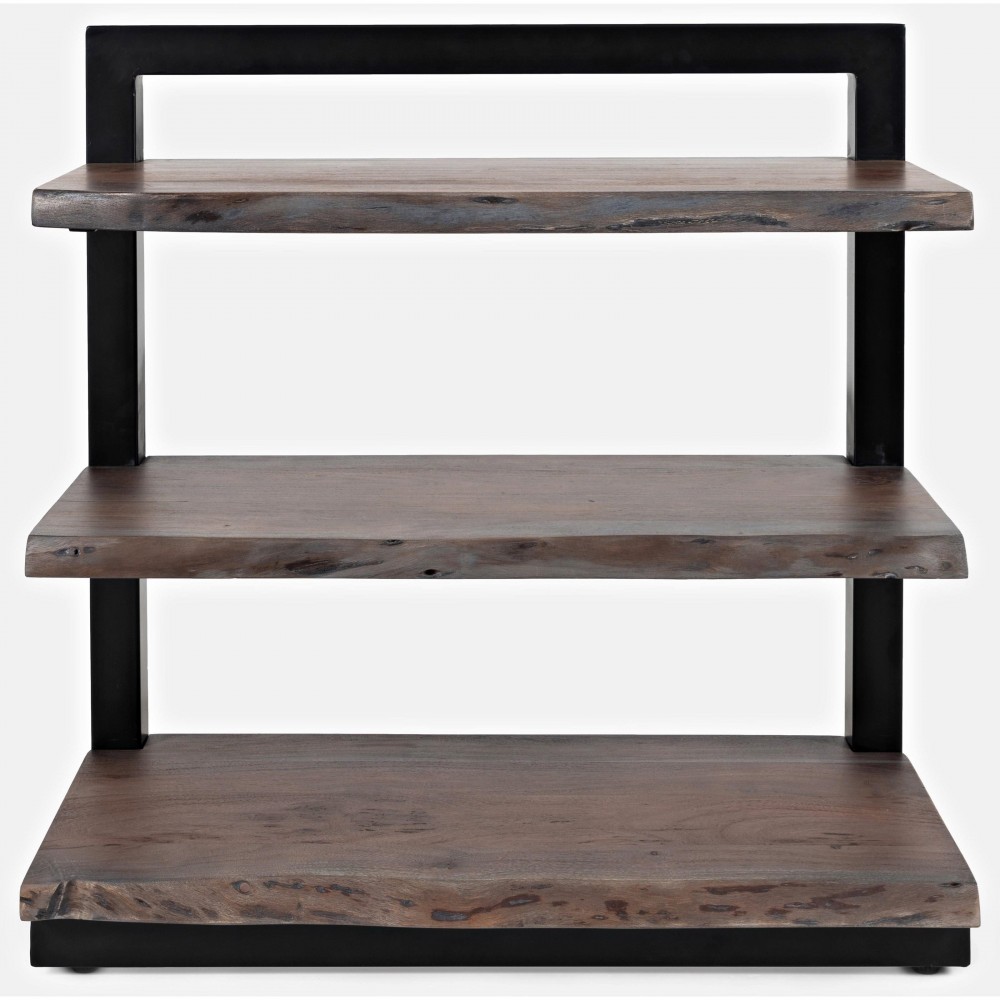 Nature's Edge Solid Acacia 3 Shelf Bookcase