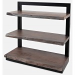 Nature's Edge Solid Acacia 3 Shelf Bookcase