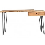 Nature's Edge Solid Acacia Desk with Drawer